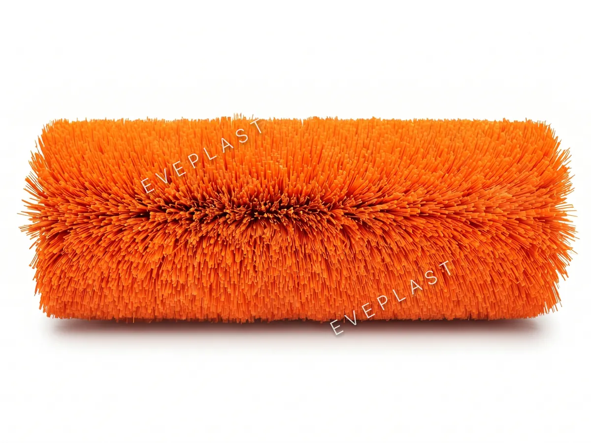 Cepillo central naranja para barredora industrial Scorza