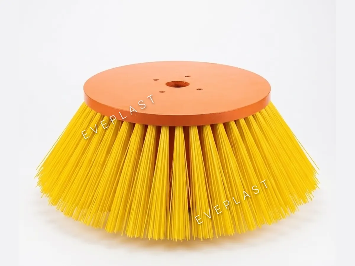 Cepillo lateral amarillo para barredora Volkswagen
